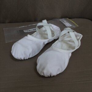 NEW Bloch Performance Fabric Upper Dance Ballet Shoes Leather Soles 4.5